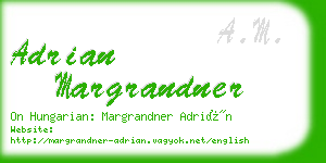 adrian margrandner business card